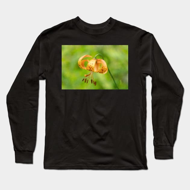 Impressionist Lily Long Sleeve T-Shirt by EugeJ